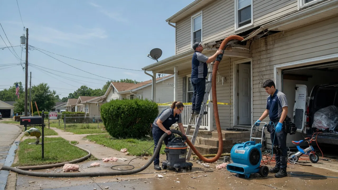 Water Damage Restoration in Bunch, OK near me